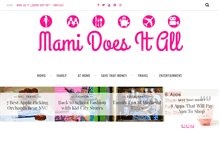 Tablet Screenshot of mamidoesitall.com